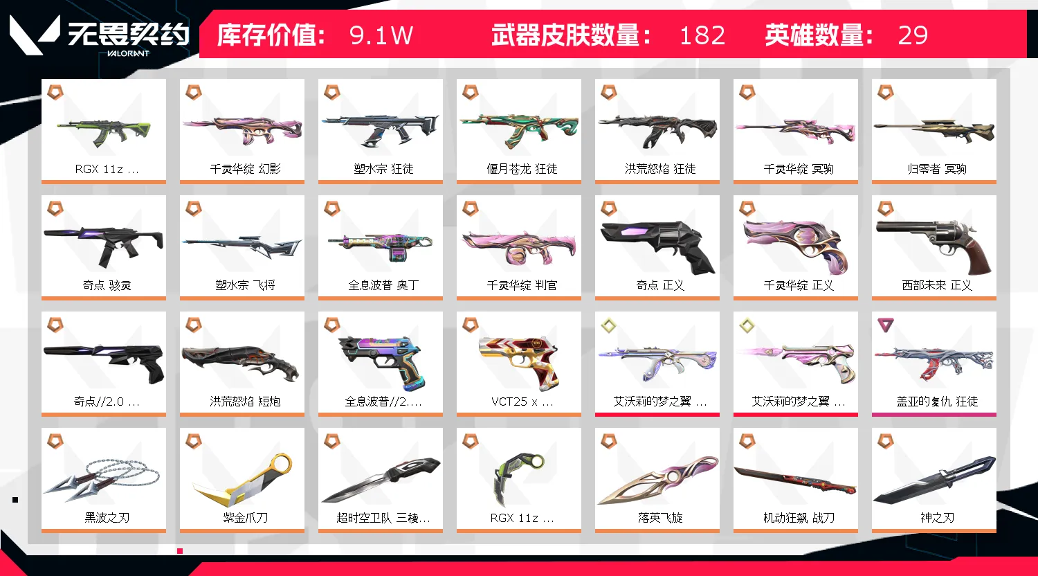 【铂金III】精氪9W毕业皮齐全特效拉满✅紫金爪刀RGX三棱军刺黑波✅盖亚艾沃莉流脓侦查力量莲花套✅4把狙奇点正义